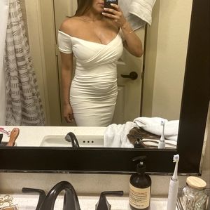 Cream Maternity dress